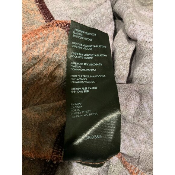 by Anthropologie Colima Maxi Dress Orange, Purple & Green Snakeskin, Size Small - Picture 9 of 9